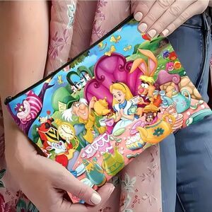 Alice In Wonderland ToiletryMakeup Canvas Bag